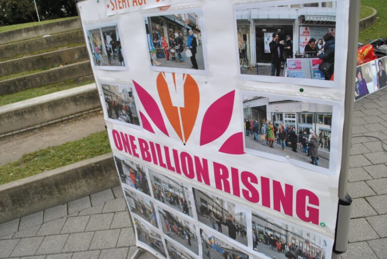 Infostand zu One Billion Rising